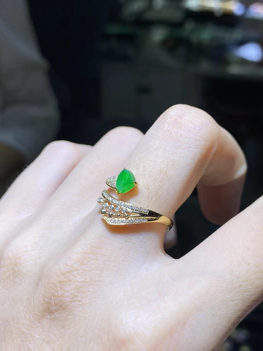 Bague Pixiu Bague Personnalisée Jade Naturel Grade A