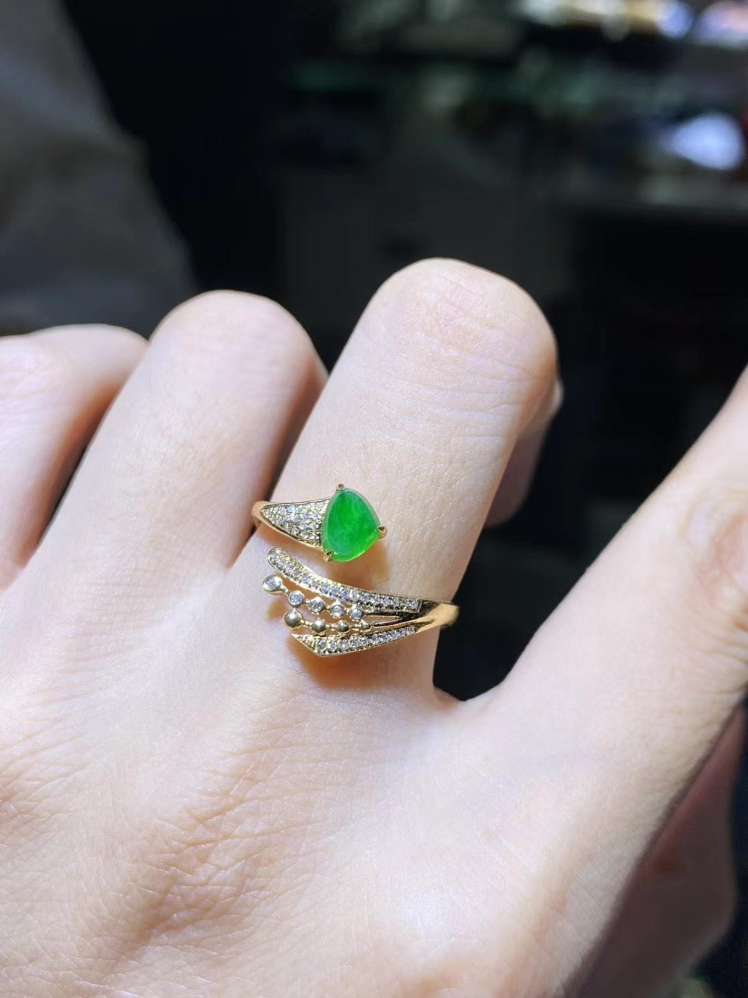 Bague Pixiu Bague Personnalisée Jade Naturel Grade A